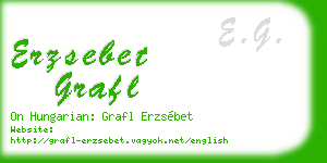erzsebet grafl business card