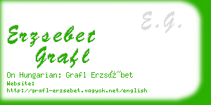 erzsebet grafl business card